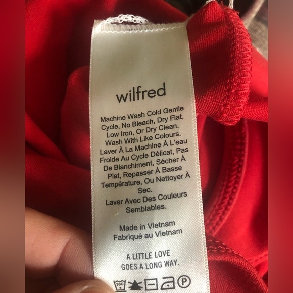 WILFRED Aritzia Cotton Blend Body-Suit Dress - Picture 9 of 11